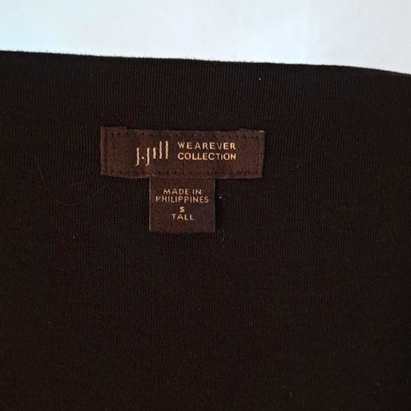 J.Jill wearable collection sleeveless tank dress in S Tall in black. - Picture 3 of 6